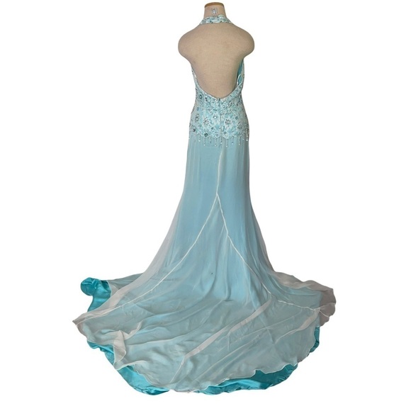 Johnathan Kayne 100% Silk Women Formal Dress Size 8 - Picture 11 of 13